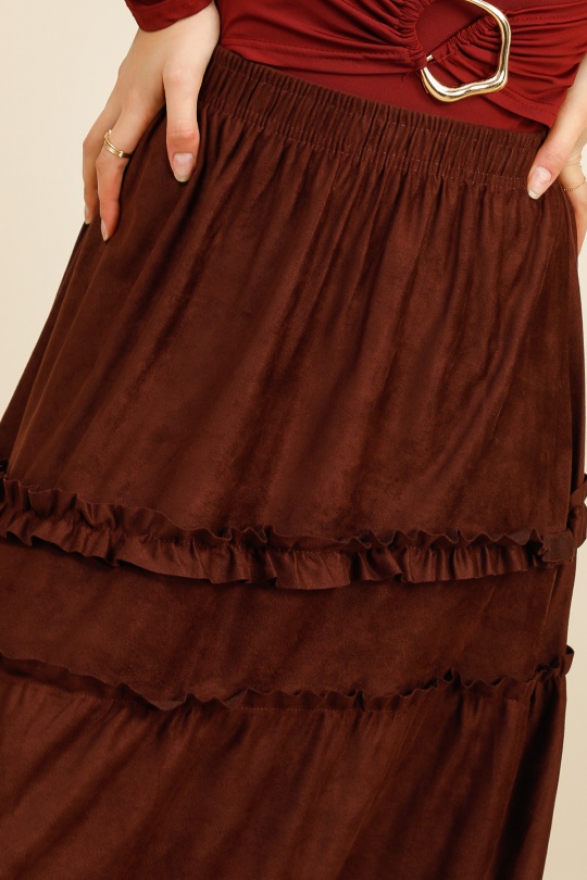 Jupes Femme Bordeaux Cherrykoko  9834 Efashion Paris