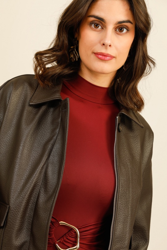 Vestes  Femme Café Cherrykoko  16175-1 Efashion Paris