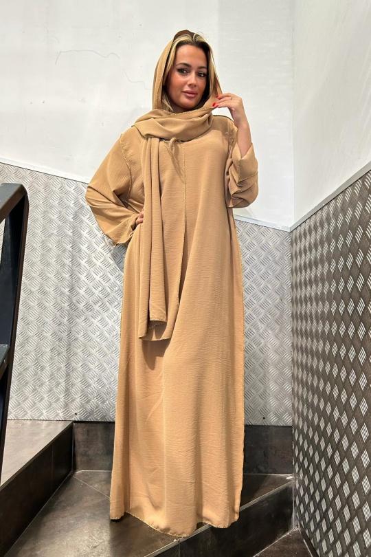 Abaya Femme Rouge AHJ FASHION HJA-242902 Efashion Paris