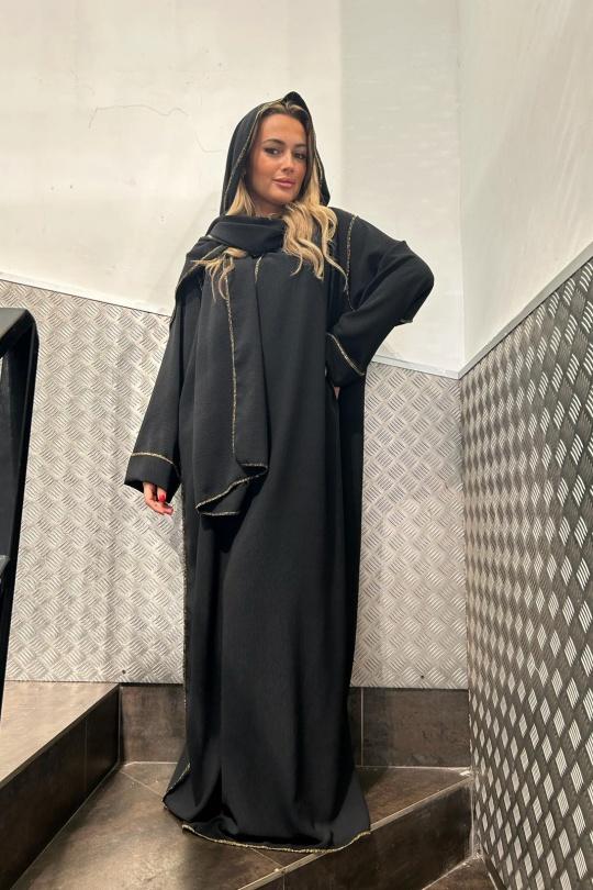 Abaya Femme Rouge AHJ FASHION HJA-242902 Efashion Paris
