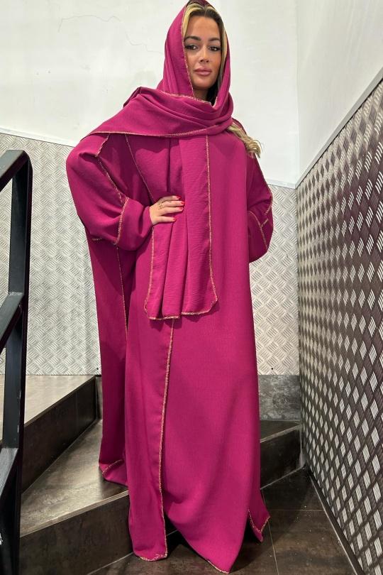 Abaya Femme Vert pomme AHJ FASHION HJA-242908 Efashion Paris