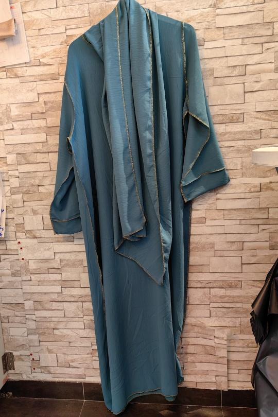 Abaya Femme Rouge AHJ FASHION HJA-242902 Efashion Paris
