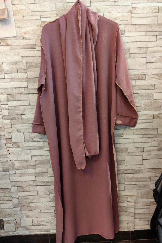Abaya Femme Rouge AHJ FASHION HJA-242902 Efashion Paris
