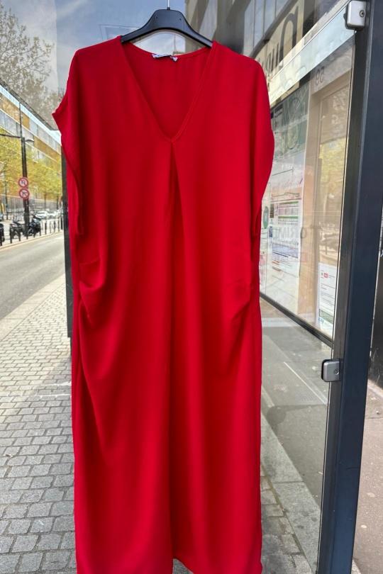 Abaya Femme Fuchsia AHJ FASHION HJA-240041 Efashion Paris