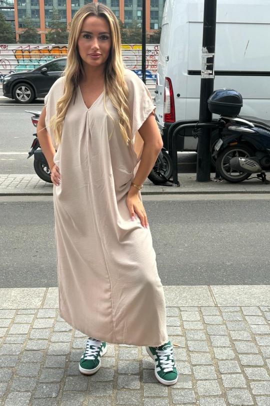 Abaya Femme Fuchsia AHJ FASHION HJA-240041 Efashion Paris