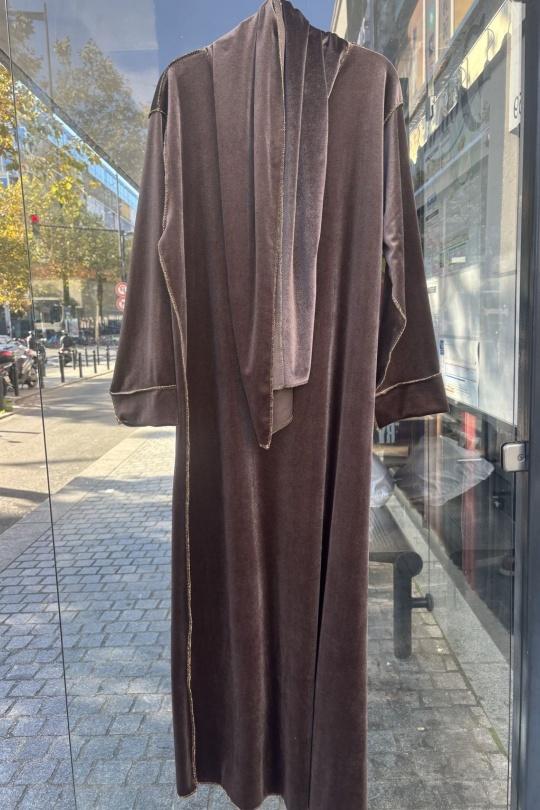 Abaya Femme Camel AHJ FASHION HJA-2451026 Efashion Paris