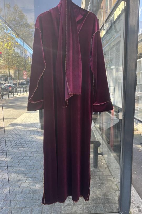 Abaya Femme Camel AHJ FASHION HJA-2451026 Efashion Paris