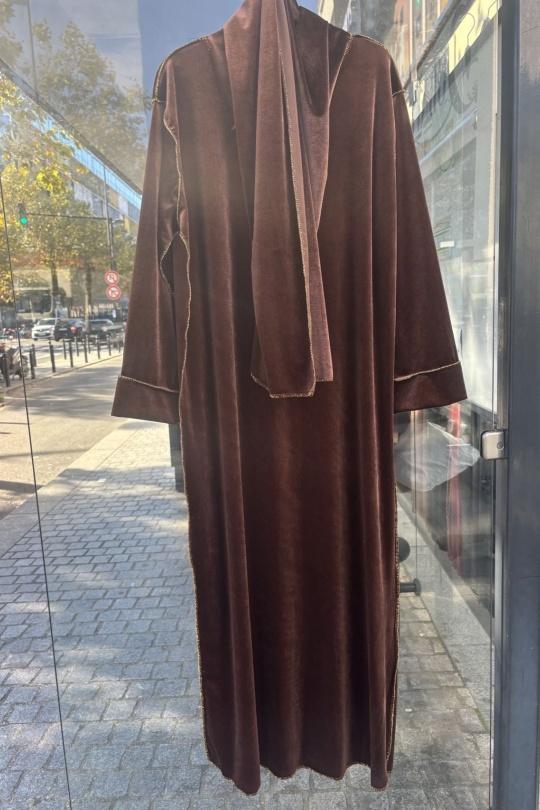 Abaya Femme Camel AHJ FASHION HJA-2451026 Efashion Paris