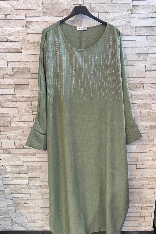 Abaya Femme Brun AHJ FASHION HJA-352200 Efashion Paris