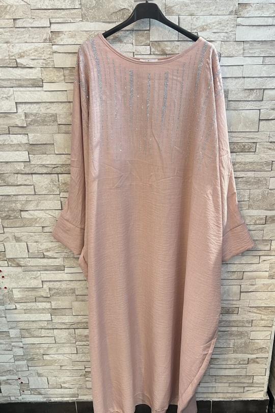 Abaya Femme Brun AHJ FASHION HJA-352200 Efashion Paris