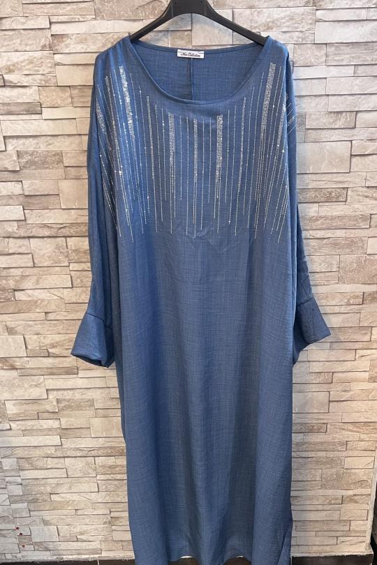 Abaya Femme Brun AHJ FASHION HJA-352200 Efashion Paris