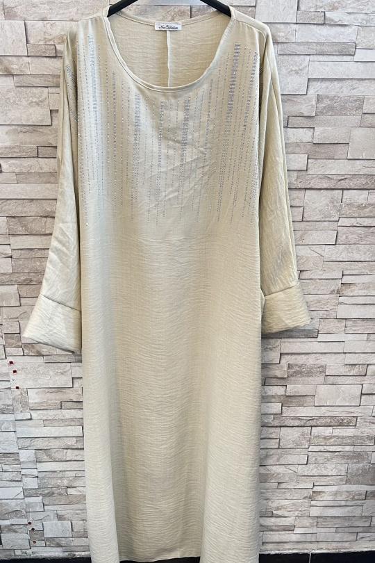 Abaya Femme Brun AHJ FASHION HJA-352200 Efashion Paris