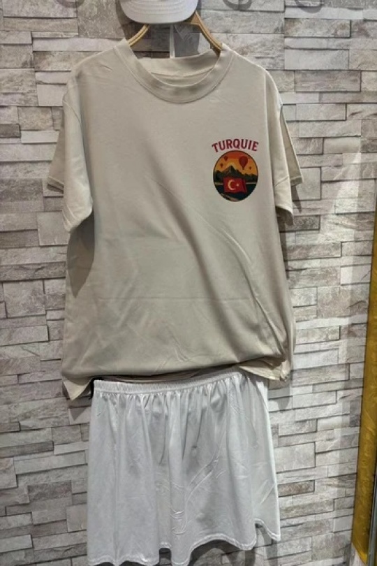T-shirts Femme Beige HJA DIFFUSION HJA-2560212 Efashion Paris