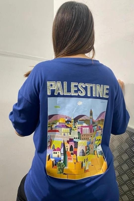 T-shirts Femme Bleu royal HJA DIFFUSION HJA5689 Efashion Paris