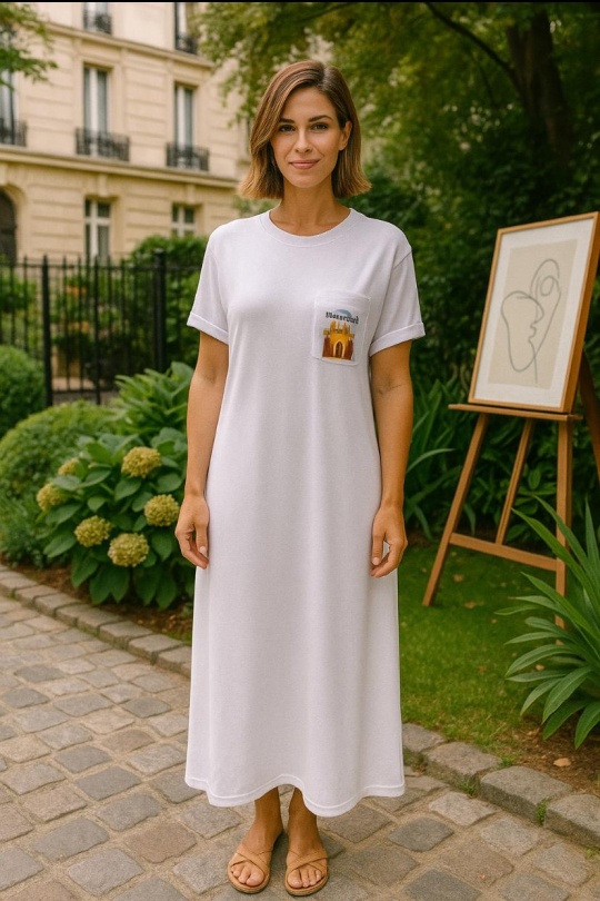 Robes longues Femme Blanc HJA DIFFUSION HJA1126 Efashion Paris