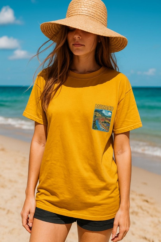 Camisetas Mujer Mustard yellow HJA DIFFUSION HJA1129 Efashion Paris