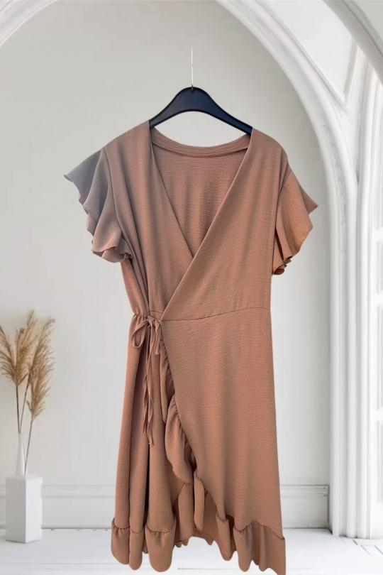 Abiti al polpaccio Donna Beige HJA DIFFUSION HJA-250716 Efashion Paris