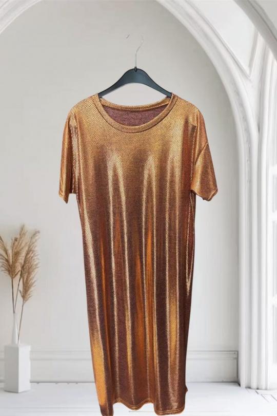 Maxi dresses Women Gold HJA DIFFUSION HJA-250722 Efashion Paris