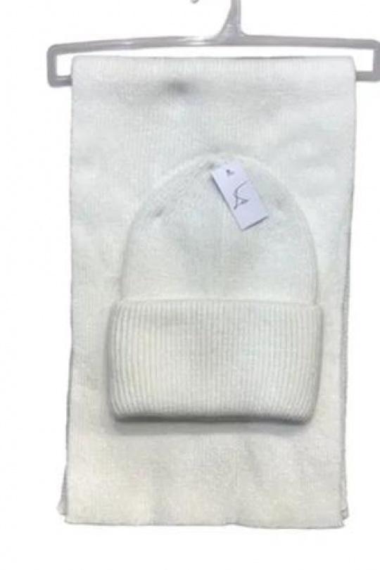 Sets Accessories Beige AHJ FASHION ENSEMBLE ECHARPE + BONNET Efashion Paris