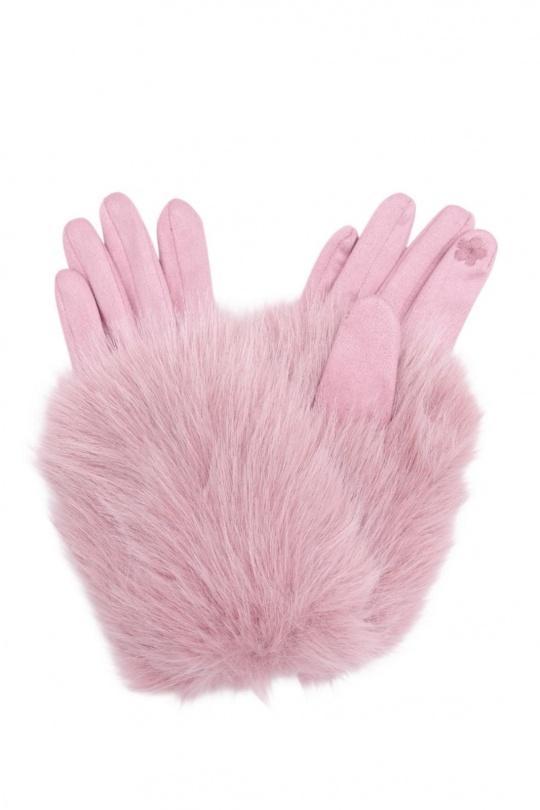 Gloves Accessories Pink AHJ FASHION GANTS 234178 Efashion Paris
