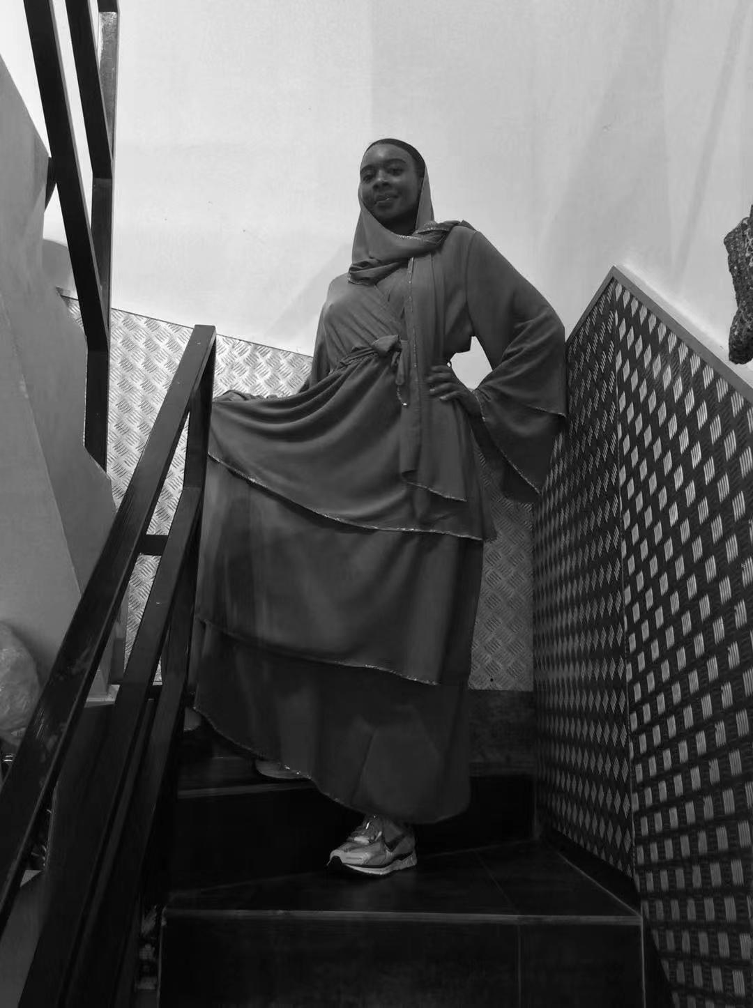 Abaya Femme Noir AHJ FASHION HJA-245003 #c Efashion Paris