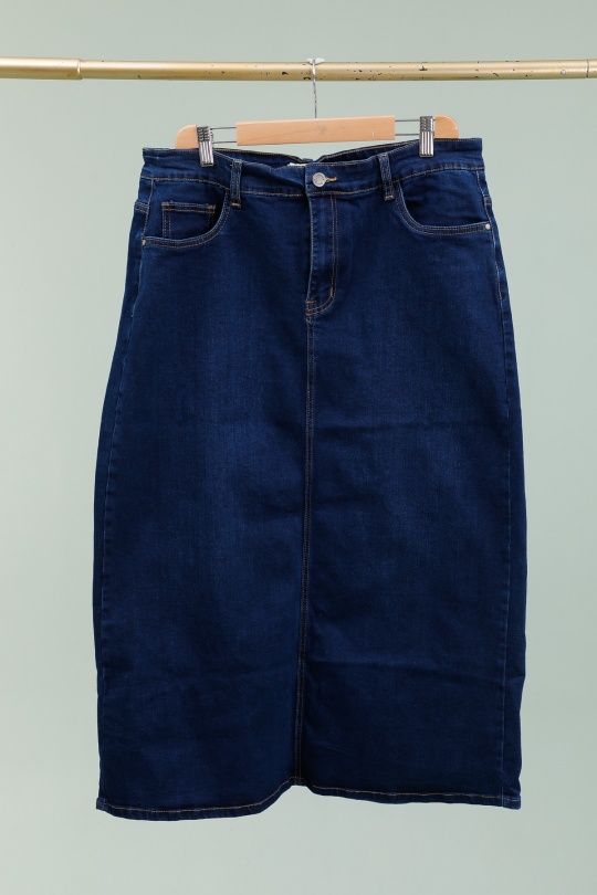 Skirts Women Jean FANNY MODE 3772 Efashion Paris