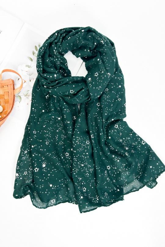 Foulards Accessoires Vert bouteille CICI MOD 251660 Efashion Paris