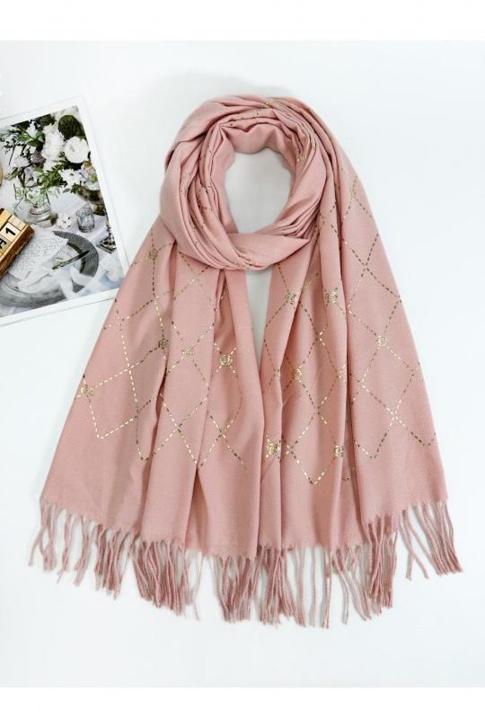 Scarves Accessories Pink CICI MOD 251666 Efashion Paris