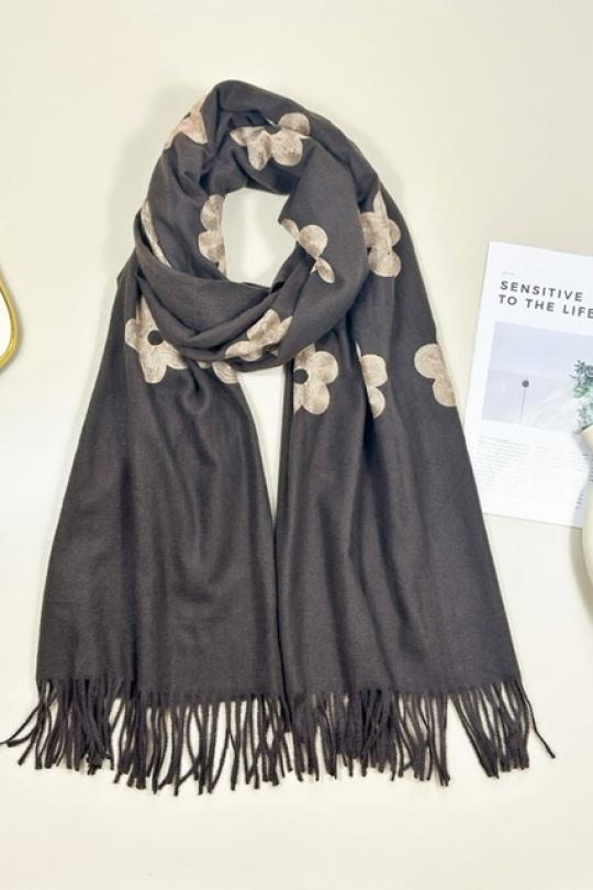 Scarves Accessories Brown CICI MOD 253102 Efashion Paris