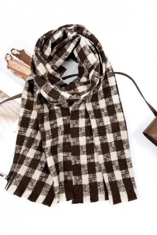 Écharpes Accessoires Marron CICI MOD 251521 Efashion Paris