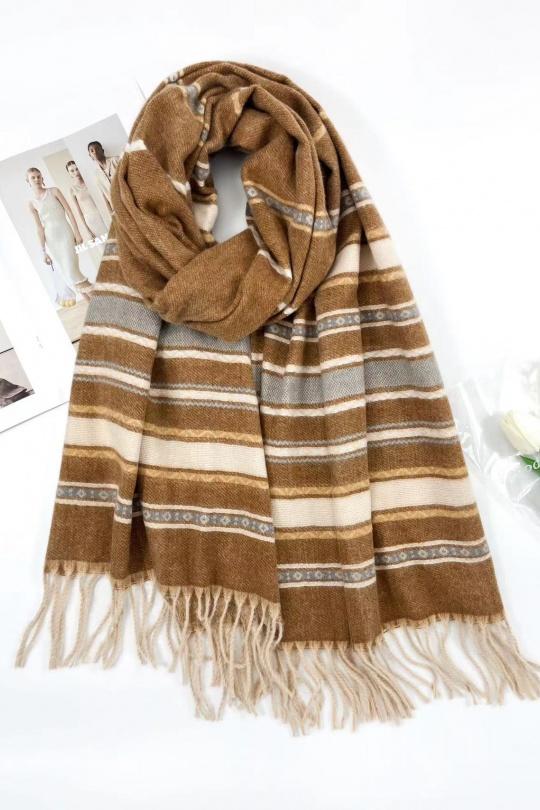 Scarves Accessories Camel CICI MOD 251381 Efashion Paris