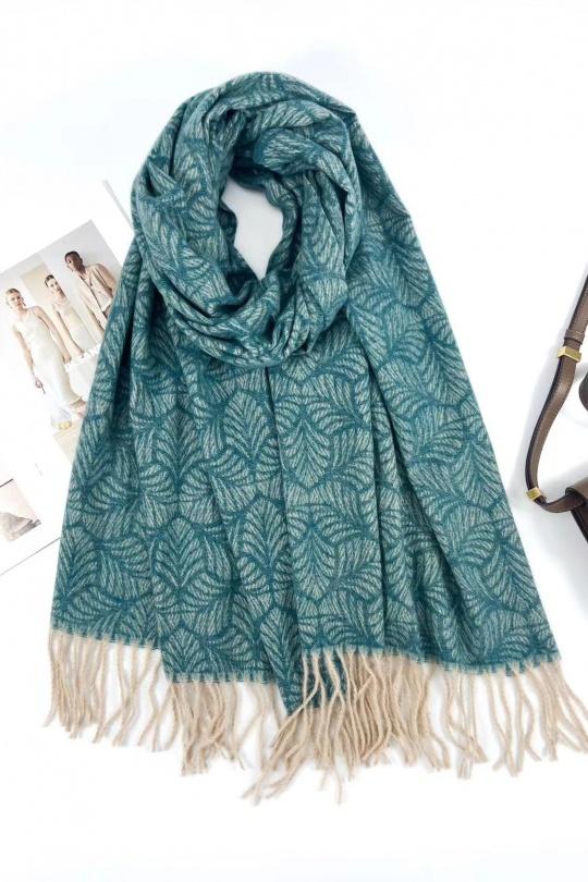 Écharpes Accessoires Bleu canard CICI MOD 251376 Efashion Paris