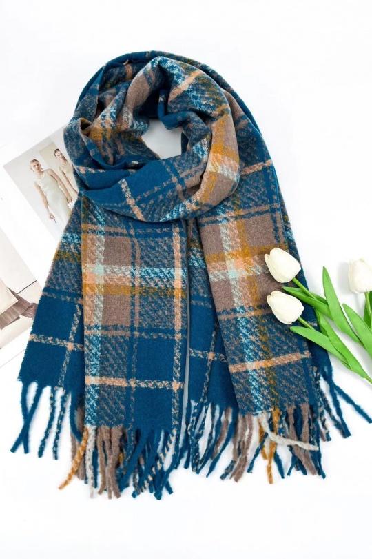 Écharpes Accessoires Bleu CICI MOD 251397 Efashion Paris