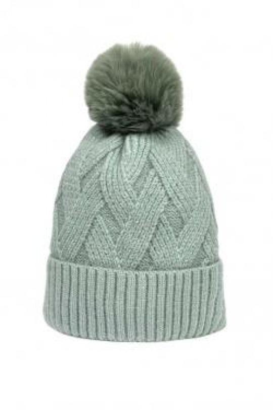 Bonnets Accessoires Vert clair CICI MOD 253018 Efashion Paris