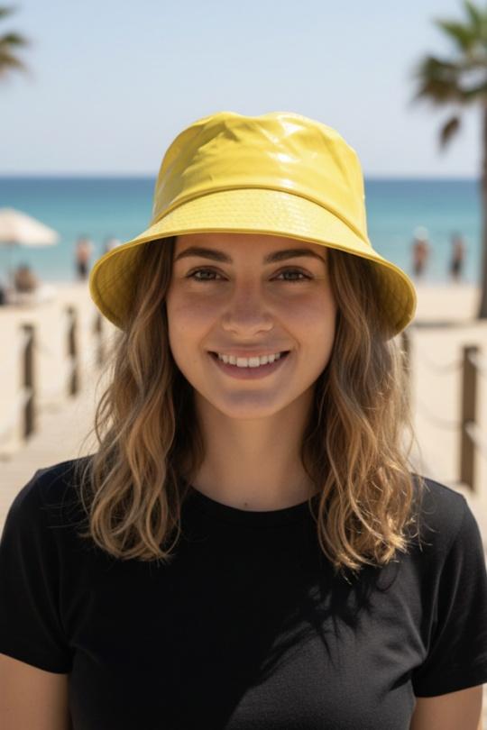 Chapeaux Accessoires Jaune CICI MOD BO261612 Efashion Paris