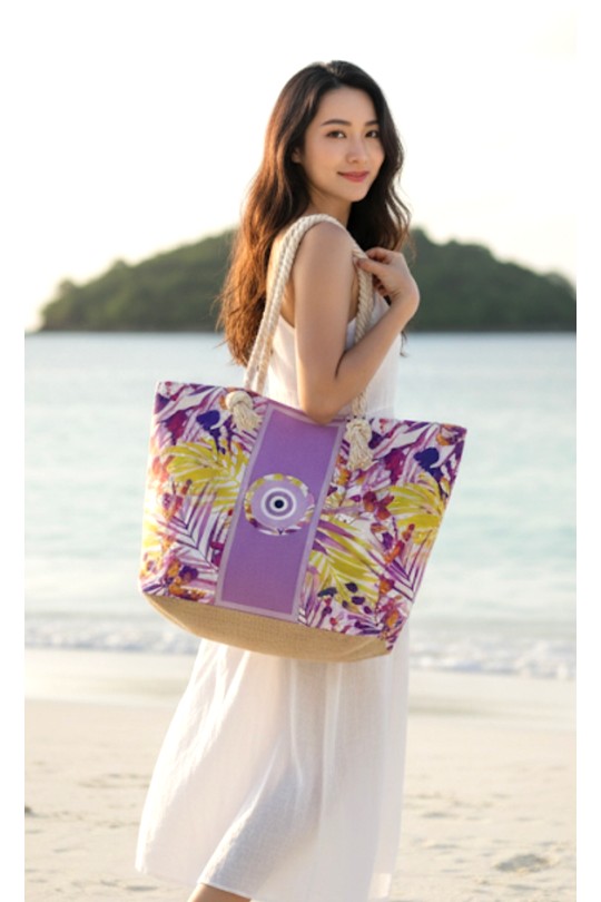 Cabas Maroquinerie Multicolore CICI MOD EF7687 Efashion Paris