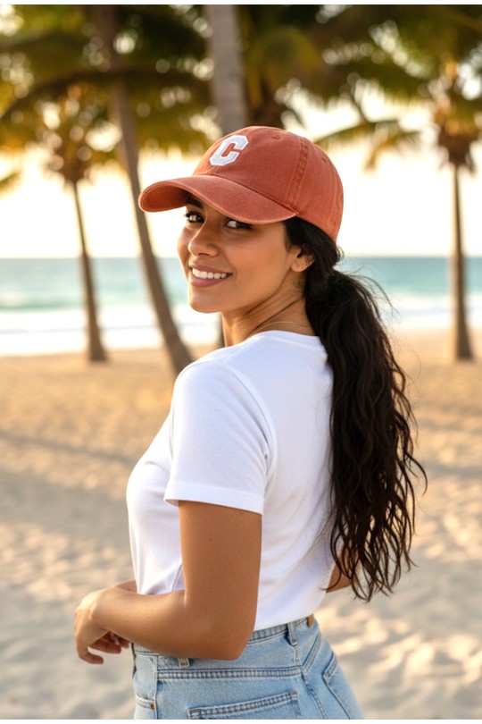 Caps Accessories Orange CICI MOD CR262018 Efashion Paris