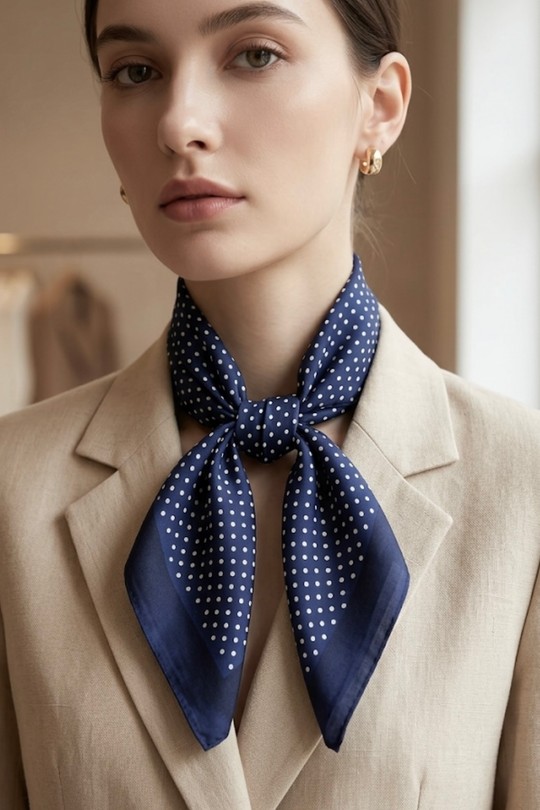 Foulards Accessoires Blanc CICI MOD F264003 Efashion Paris