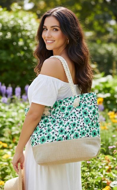 Shoppers Borse Green CICI MOD EF6524 #c Efashion Paris