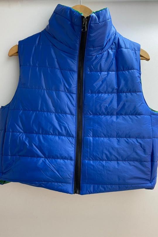 Doudounes Femme Bleu royal Loriane 10689 Efashion Paris