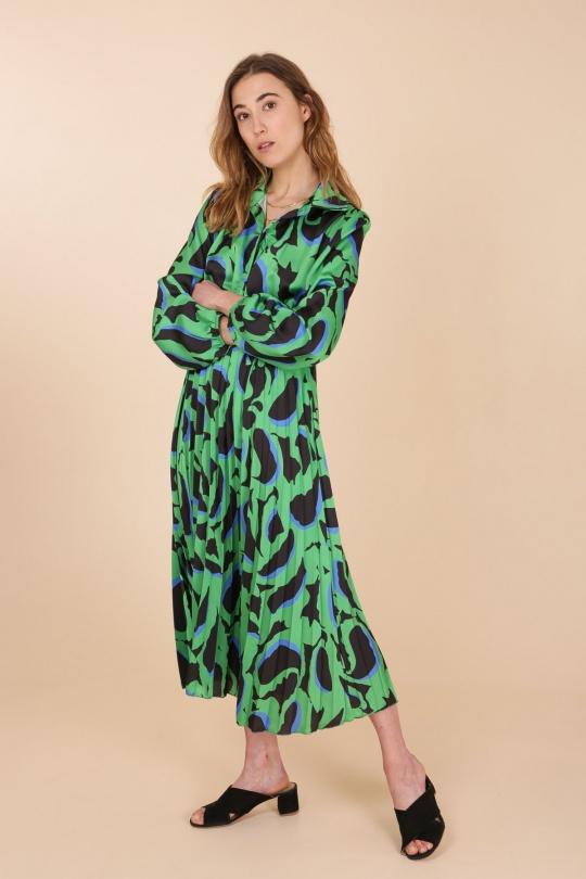 Robes mi-longues Femme Fuchsia Loriane 22062 Efashion Paris