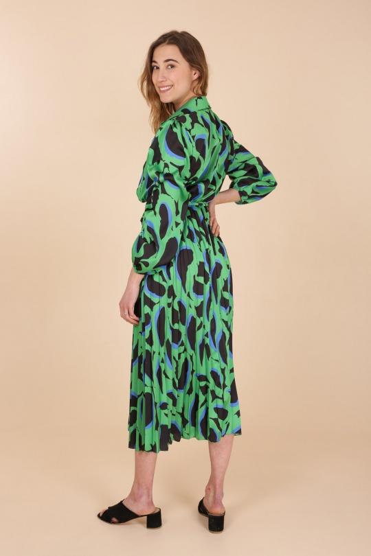 Robes mi-longues Femme Fuchsia Loriane 22062 Efashion Paris