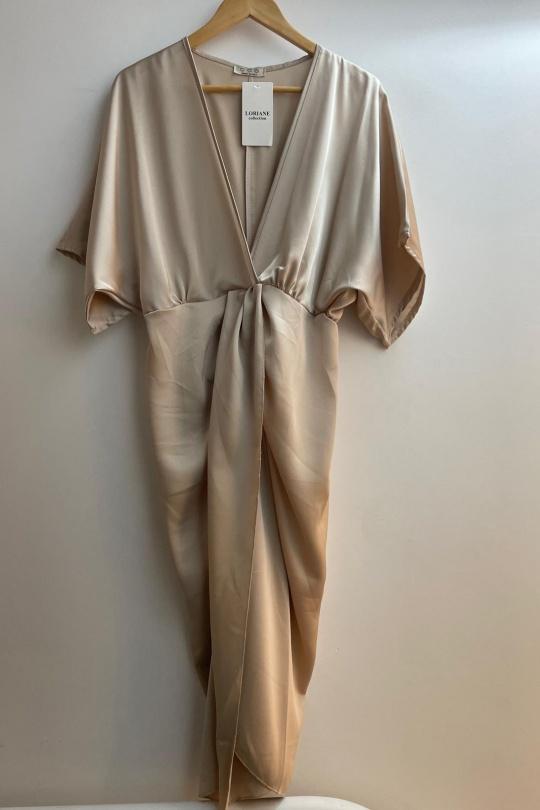 Robes mi-longues Femme Noir Loriane 22252 Efashion Paris