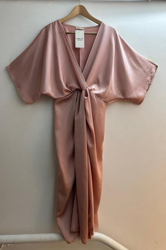 Robes mi-longues Femme Noir Loriane 22252 Efashion Paris