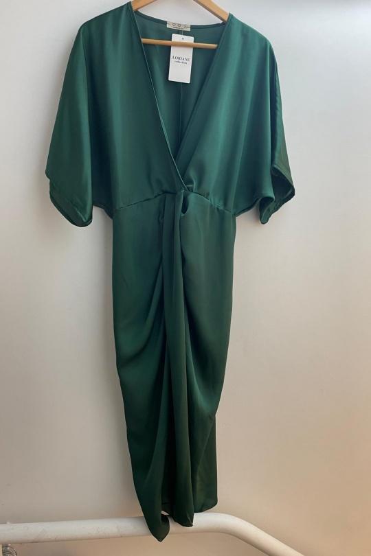 Robes mi-longues Femme Noir Loriane 22252 Efashion Paris