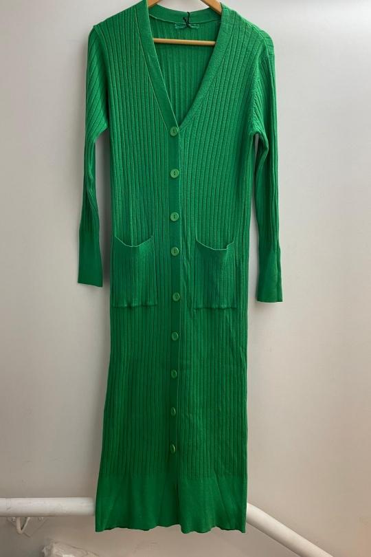 Abiti maxi Donna Green Loriane 1169 Efashion Paris