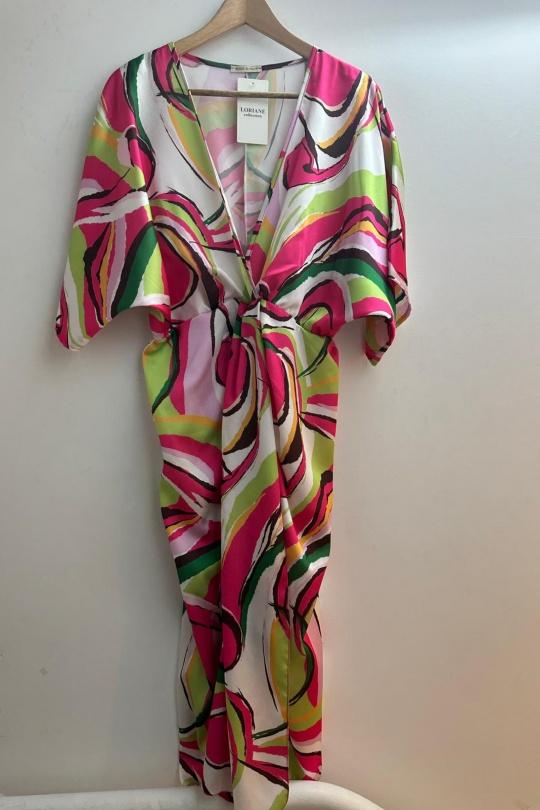 Vestidos a media pierna Mujer Fushia Loriane 22252O Efashion Paris
