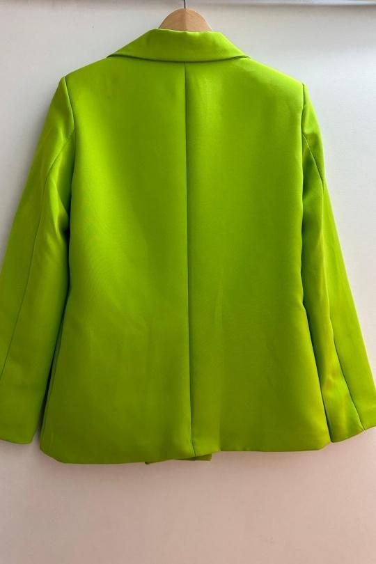 Vestes  Femme Vert pomme Loriane 11134 Efashion Paris