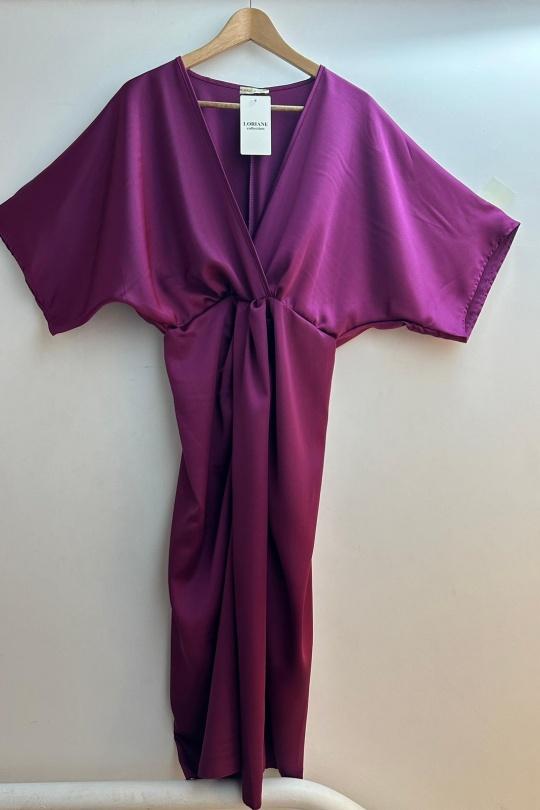 Robes mi-longues Femme Noir Loriane 22252 Efashion Paris