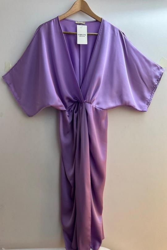 Robes mi-longues Femme Noir Loriane 22252 Efashion Paris